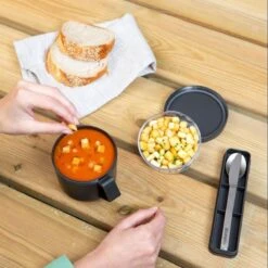 Brabantia Make & Take Bestekset - 3-delig - Dark Grey -Merkloos Verkoopwinkel 1200x1200 270