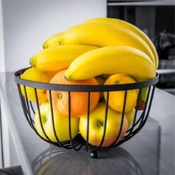 Merkloos Fruitschaal - Fruitmand - Metaal - Zwart -Merkloos Verkoopwinkel 1200x1200 2717