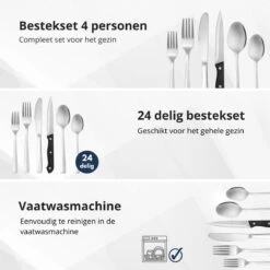 Veluw Bestekset 4 Persoons - Barcelona Bestekset 24 Delig - RVS 18/0 -Merkloos Verkoopwinkel 1200x1200 274