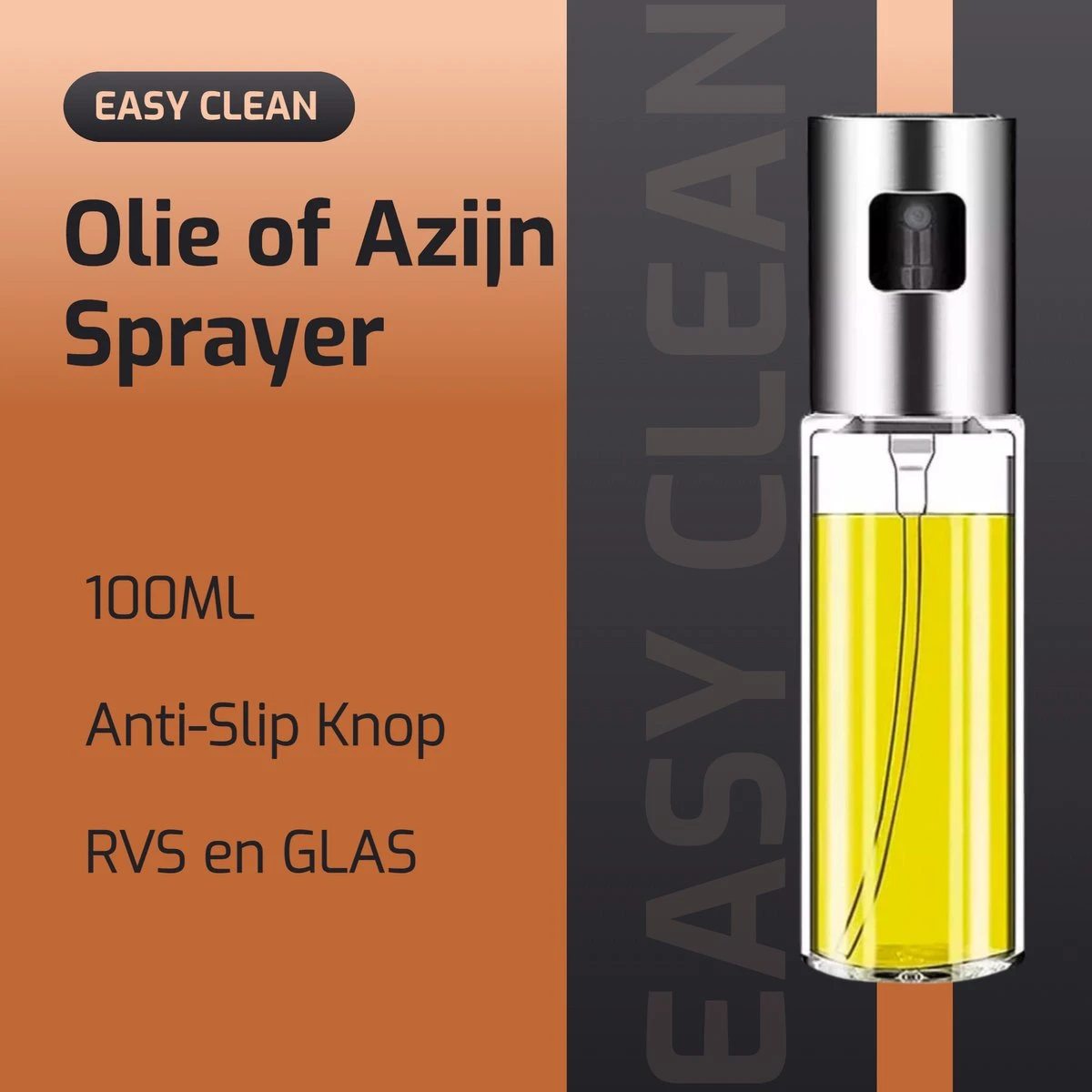 America's No.1 BBQ - Olijfolie Sprayer - Luxe Olie Sprayer - Olijfolie Fles Verstuiver Voor Keuken - Oliefles Cooking Spray - BBQ Accesoires - Airfryer 2 America's No.1 BBQ - Olijfolie Sprayer - Luxe Olie Sprayer - Olijfolie Fles Verstuiver Voor Keuken - Oliefles Cooking Spray - BBQ Accesoires - Airfryer - Afbeelding 2