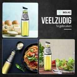 Bolke® Olie- & Azijnstel - Olijfolie Fles Deluxe - Olie Doseerfles - Olie Fles - Keuken - Bbq Accesoires - Oliefles - Doseer Fles- 500ML -Merkloos Verkoopwinkel 1200x1200 2748