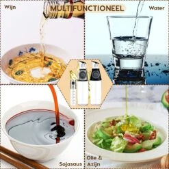 W&Z® Oliefles Met Schenktuit - Olijfolie- & Azijnstel – 500ml - Doseerfles - Navulbaar -Olijfolie Sprayer - BBQ Accesories -Merkloos Verkoopwinkel 1200x1200 2760