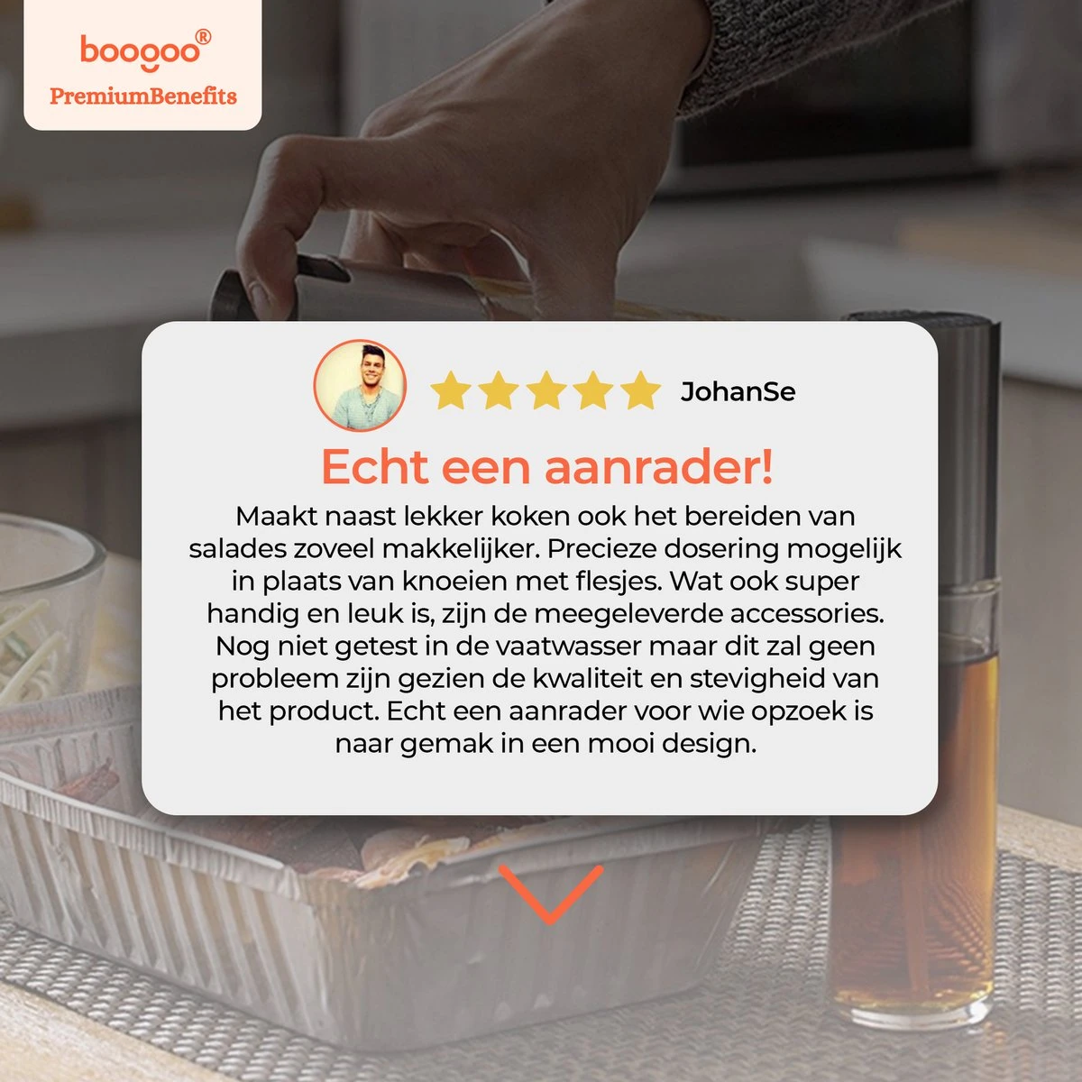 BooGoo® - RVS Olijfolie Sprayer Extreme Deluxe - Olijfolie Fles Verstuiver Voor Keuken - Oliespray - Oliefles - BBQ Accesoires - Olie Pomp Bakspray - Cooking Spray 13 BooGoo® - RVS Olijfolie Sprayer Extreme Deluxe - Olijfolie Fles Verstuiver Voor Keuken - Oliespray - Oliefles - BBQ Accesoires - Olie Pomp Bakspray - Cooking Spray - Afbeelding 13