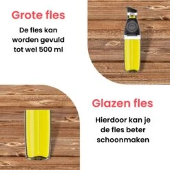 ® Calore - Olie- & Azijnstel - Olijfolie Fles Deluxe - Olijfolie Dispenser - Olie Doseerfles - Oliefles - Keuken - Bbq Accesoires - Oliefles - Doseer Fles- 500ML -Merkloos Verkoopwinkel 1200x1200 2802