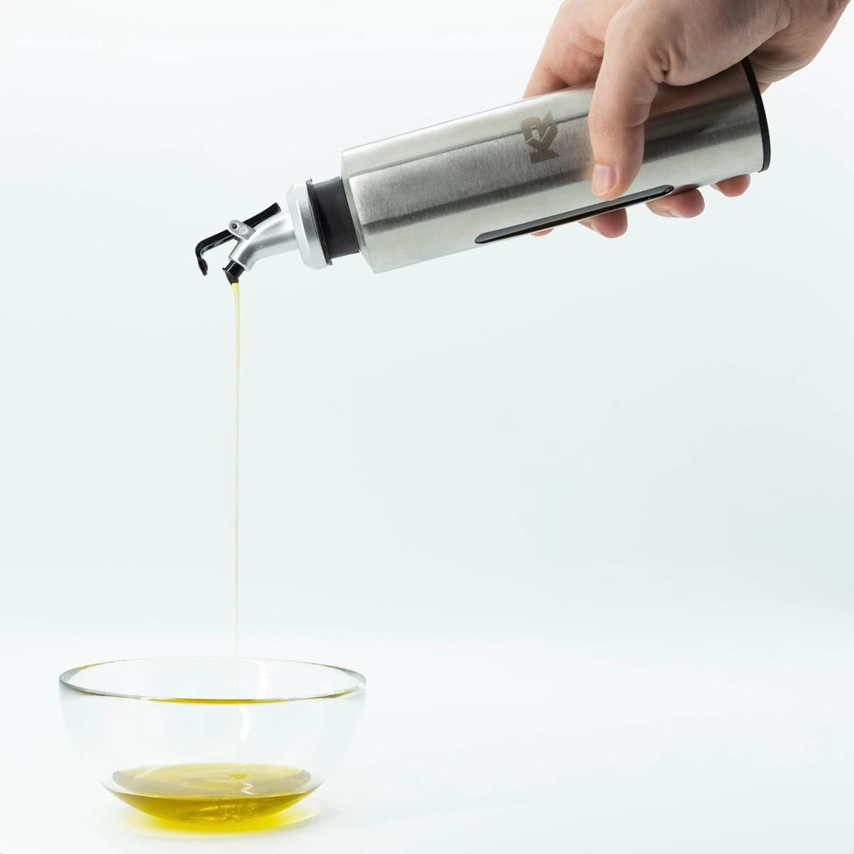 Robuuste Kwaliteit RVS Oliefles Of Azijnfles 250ml Keizer RVS - Olijfolie Fles + Gratis Trechter - Roestvrijstalen Oliefles - Plantaardige Oliefles 2 Robuuste Kwaliteit RVS Oliefles Of Azijnfles 250ml Keizer RVS - Olijfolie Fles + Gratis Trechter - Roestvrijstalen Oliefles - Plantaardige Oliefles - Afbeelding 2