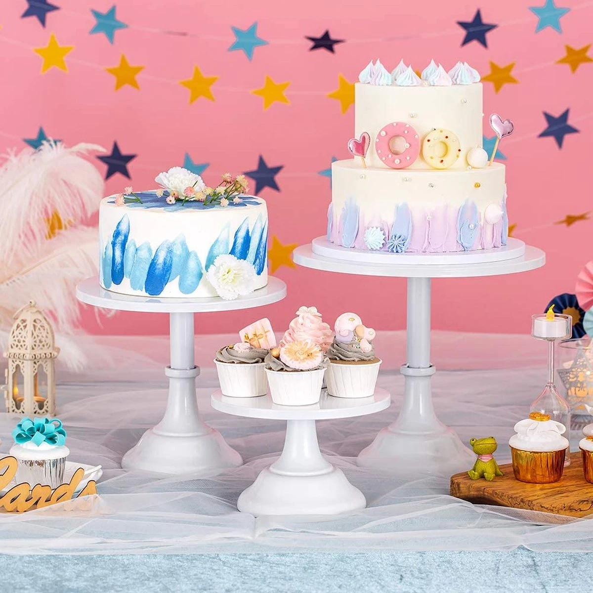 Taartstandaards Set 2 Taartstandaards Set - Afbeelding 2