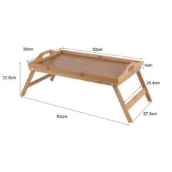 Dienblad Voor Op Bed - Dienblad Met Pootjes - Bedsteun Van Bamboe Hout - Ontbijt Dienblad - Bedtafel - Ontbijt Op Bed - Ca. 63 X 27,3 X 22,5 Cm - Lichte Houtskleur - Anno 1588 -Merkloos Verkoopwinkel 1200x1200 2908