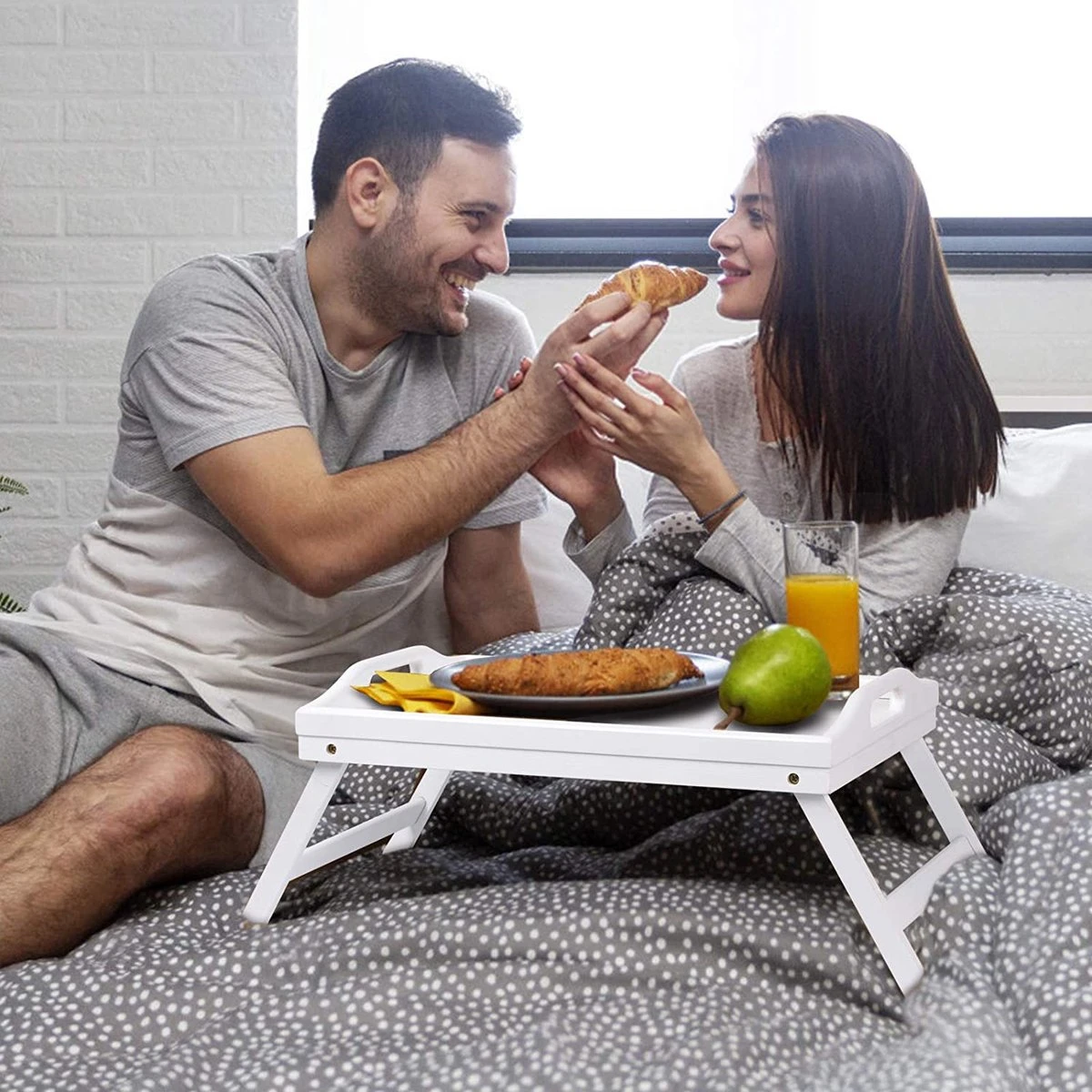 Merkloos Beddienblad, Inklapbare Poten Met Handgrepen, Ontbijtdienblad Voor Bank, Eten, Tekenen, Platen, Bamboe, Dienblad, Schoot, Bureau, Snackdienblad 4 Merkloos Beddienblad, Inklapbare Poten Met Handgrepen, Ontbijtdienblad Voor Bank, Eten, Tekenen, Platen, Bamboe, Dienblad, Schoot, Bureau, Snackdienblad - Afbeelding 4