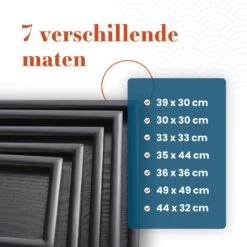 MIRO Houten Dienblad Rechthoekig - Decoratieve Dienbladen - Serveerblad - Sierblad - 39 X 30 CM - Zwart 12 MIRO Houten Dienblad Rechthoekig - Decoratieve Dienbladen - Serveerblad - Sierblad - 39 X 30 CM - Zwart -Merkloos Verkoopwinkel 1200x1200 2956