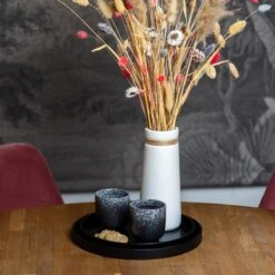 QUVIO Houten Dienblad Rond - Dienblad - Dienbladen - Decoratieve Dienbladen - Design Presenteerblad - Sierschaal - Decoratieschaal - Tapasplank - Serveerschaal - Hout - Diameter 24 Cm - Zwart 16 QUVIO Houten Dienblad Rond - Dienblad - Dienbladen - Decoratieve Dienbladen - Design Presenteerblad - Sierschaal - Decoratieschaal - Tapasplank - Serveerschaal - Hout - Diameter 24 Cm - Zwart -Merkloos Verkoopwinkel 1200x1200 2965