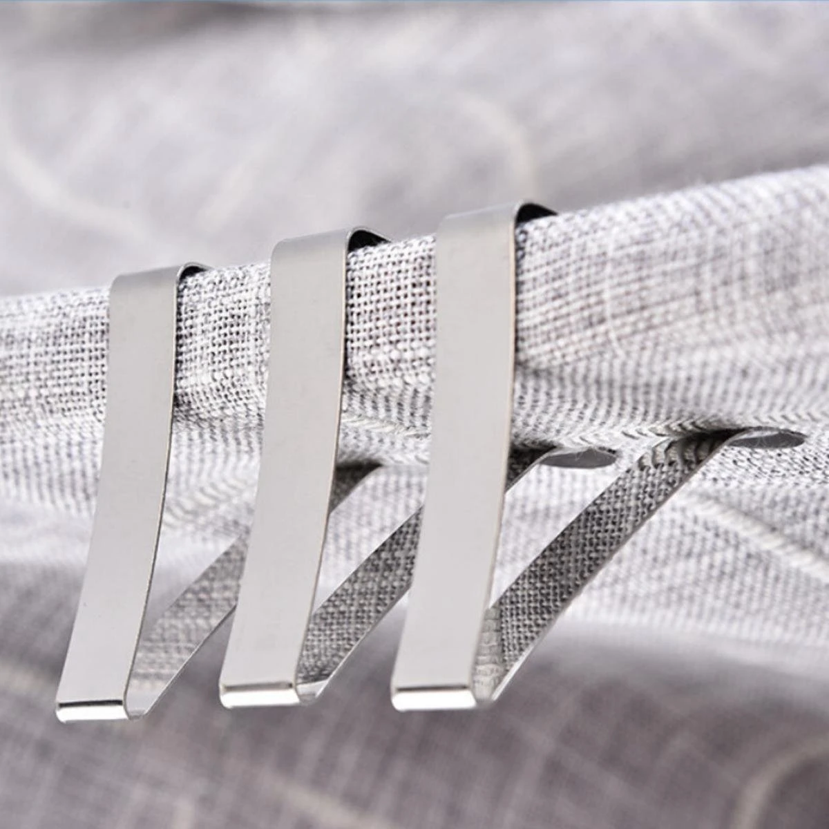 Promida 10 Tafelkleedklemmen – Stevige Tafelklemmen Voor Tafellaken - Tafelkleed Gewichtjes – RVS 7 Promida 10 Tafelkleedklemmen – Stevige Tafelklemmen Voor Tafellaken - Tafelkleed Gewichtjes – RVS - Afbeelding 7