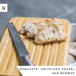 LARS NYSØM Metalen Broodtrommel Met Broodzak 34x18.5x13.5cm Cool Grey -Merkloos Verkoopwinkel 1200x1200 3080