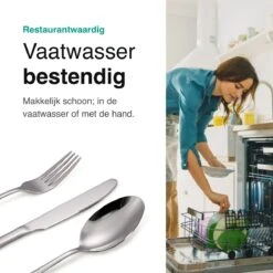 Vivid Green Bestekset (36-delig) - Bestek Set 6 Persoons - Lepels, Messen, Vorken En Steakmessen - Vaatwasserbestendig - RVS -Merkloos Verkoopwinkel 1200x1200 314