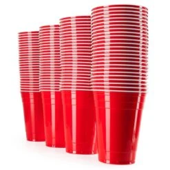 VIVALOO Bierspel – Drankspel - Set Van 100 Plastic Bekers En 12 Beer Pong Ballen – Feest Wegwerpbekers – Rood - 455 Ml 8 VIVALOO Bierspel – Drankspel - Set Van 100 Plastic Bekers En 12 Beer Pong Ballen – Feest Wegwerpbekers – Rood - 455 Ml -Merkloos Verkoopwinkel 1200x1200 3224