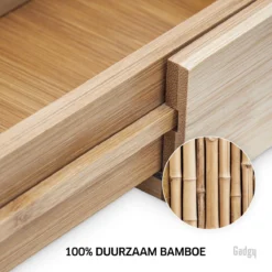 Gadgy Uitschuifbare Bestekbak - Uitschuifbare Bestekcassette Hout - Besteklade - Ladeverdeler - 6/8 Vakken - Bamboe -Merkloos Verkoopwinkel 1200x1200 376