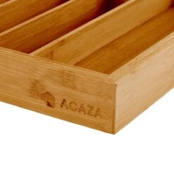 ACAZA Uitschuifbare Bestekbak In Bamboe Hout, Besteklade Met 7 Tot 9 Vakken, Ladeverdeler, Opbergbak, Bestekcassette, Verstelbaar -Merkloos Verkoopwinkel 1200x1200 395