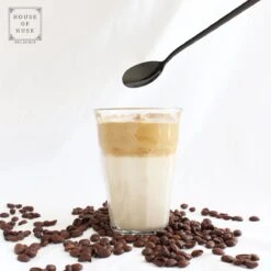 House Of Husk Latte Macchiato Lepels Set - Lange Theelepels - Koffielepels - Longdrinklepels - Sorbetlepels - Barlepel - RVS - 6 Stuks - 20CM - Zwart -Merkloos Verkoopwinkel 1200x1200 403