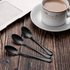 Alheco 6 Ovale Theelepels - 12.3cm - RVS Theelepeltjes - Zwart 6 Alheco 6 Ovale Theelepels - 12.3cm - RVS Theelepeltjes - Zwart -Merkloos Verkoopwinkel 1200x1200 437