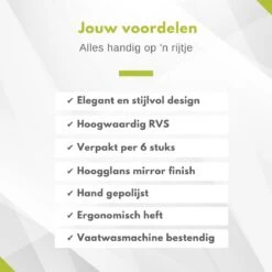 Hendi Tafelvork - Profi Line Tafelvorken - 20,5cm - RVS 18/0 ( Set Van 6 ) -Merkloos Verkoopwinkel 1200x1200 506