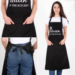 Merkloos Set Van 2 Zwart | 65x95 Cm | King & Queen Of The Kitchen | 2 Keukenschorten | Kookschort Met Zakken | Keukenschort Dames | Keukenschort Voor Vrouwen | Keukenschort Voor Mannen | Cadeutje- Kado | Kook- BBQ 7 Merkloos Set Van 2 Zwart | 65x95 Cm | King & Queen Of The Kitchen | 2 Keukenschorten | Kookschort Met Zakken | Keukenschort Dames | Keukenschort Voor Vrouwen | Keukenschort Voor Mannen | Cadeutje- Kado | Kook- BBQ -Merkloos Verkoopwinkel 1200x1200 571