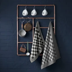 Droomtexiel® Horeca Kwaliteit Katoenen Theedoeken & Keukendoeken Set - 6x Theedoeken + 6x Keukendoeken - Blauw Wit - -Merkloos Verkoopwinkel 1200x1200 576