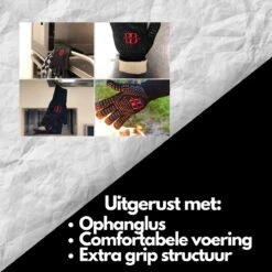 Brand-Brand - BBQ Handschoenen - Ovenhandschoenen - Vaderdag Cadeau - Barbecue Handschoenen - Oven Wanten - Hittebestendige Handschoenen -Merkloos Verkoopwinkel 1200x1200 608