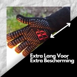 Brand-Brand - BBQ Handschoenen - Ovenhandschoenen - Vaderdag Cadeau - Barbecue Handschoenen - Oven Wanten - Hittebestendige Handschoenen -Merkloos Verkoopwinkel 1200x1200 611