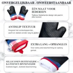 Fuwooo® Ovenwanten - Ovenhandschoenen - Siliconen - BBQ - Max 230°C -Merkloos Verkoopwinkel 1200x1200 643