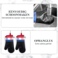 Fuwooo® Ovenwanten - Ovenhandschoenen - Siliconen - BBQ - Max 230°C -Merkloos Verkoopwinkel 1200x1200 647