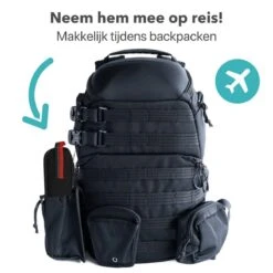 Damster Reisbestek - Verbeterde Versie - Meeneem Bestek Rvs - Reis Bestekset To Go - Incl. Herbruikbare Rietjes - Eenpersoons - Achtdelig - Zwart -Merkloos Verkoopwinkel 1200x1200 65