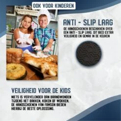 Ovenwanten Met Anti-Slip 2 Stuks - Ovenhandschoenen - BBQ Handschoen - Pannenlappen -Merkloos Verkoopwinkel 1200x1200 655