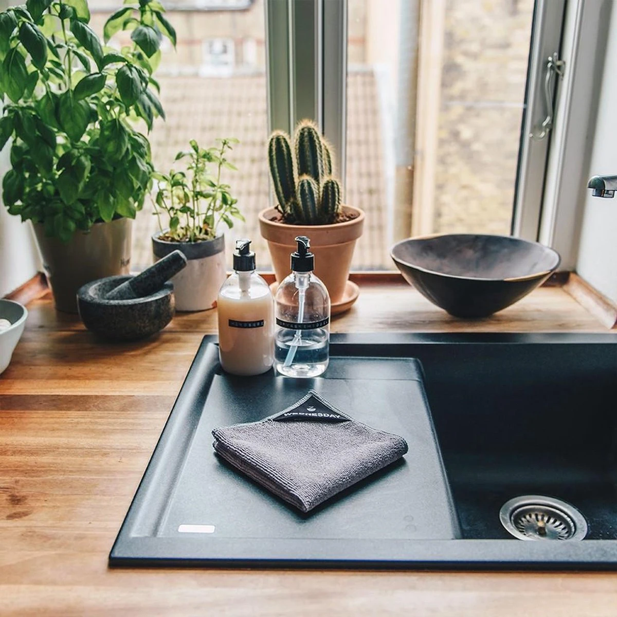 Klud Microvezel Vaatdoekjes - Grijs- Set Van 7 2 Klud Microvezel Vaatdoekjes - Grijs- Set Van 7 - Afbeelding 2