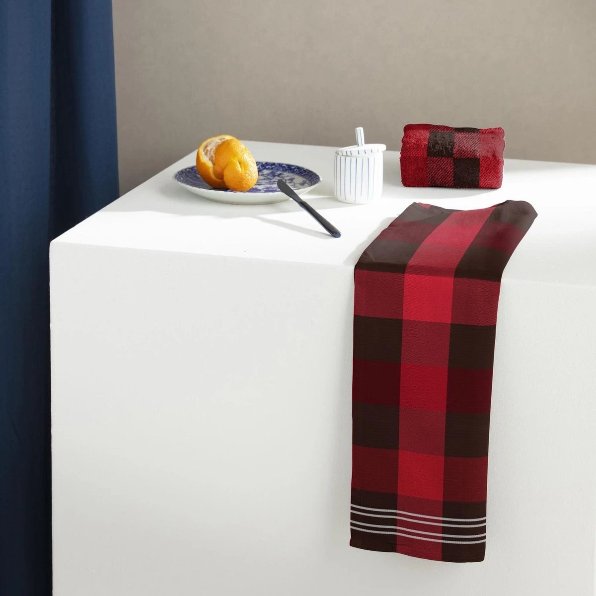 DDDDD Feller - Theedoek - Red - 6 Stuks 3 DDDDD Feller - Theedoek - Red - 6 Stuks - Afbeelding 3