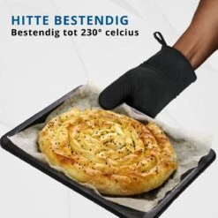 Westerhof Premium Ovenwanten – Siliconen Ovenhandschoenen - Bescherming Tot 230°C– Hittebestendig-Zwart -Merkloos Verkoopwinkel 1200x1200 758