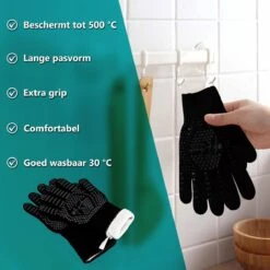 MR. PANACHE Ovenhandschoenen (2 Stuks) - EN407 Certificaat - Tot 500°C - Ovenwanten - Hittebestendige BBQ Handschoenen - Barbecue En Oven Handschoenen -Merkloos Verkoopwinkel 1200x1200 764