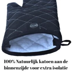 Gohh 2 Canvas Ovenhandschoenen Ovenwanten Zwart - 33 Cm (tot 300 Graden) -Merkloos Verkoopwinkel 1200x1200 772