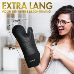 WITTS Ovenwanten - Bescherming Tot 230 °C - Siliconen Ovenhandschoenen - 2 Stuks -Merkloos Verkoopwinkel 1200x1200 802