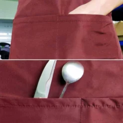 Viedouce 2 Pack Schort - Keukenschort - BBQ BIB Apron - Waterbestendig - Incl. Voorzak - Verstelbaar - Rood - (78 X 75 Cm) -Merkloos Verkoopwinkel 1200x1200 837