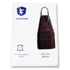 Leren Schort Luxe - Lederen Schort - BRUIN - Kokschort - Kookschort - BBQ Schort - Vaderdag - Stoer Cadeau Voor Man Vader Opa Papa -Merkloos Verkoopwinkel 1200x1200 849