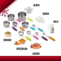 Rednas XXL Maatlepel/Maatbeker-set - 16-delig - Measuring Cups Spoons - Maatschep Set -Merkloos Verkoopwinkel 1200x1200 888