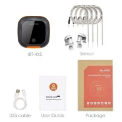 Inkbird IBT-4XS Bluetooth Thermometer - Keukenthermometer - Oplaadbare Accu -Merkloos Verkoopwinkel 1200x1200 919