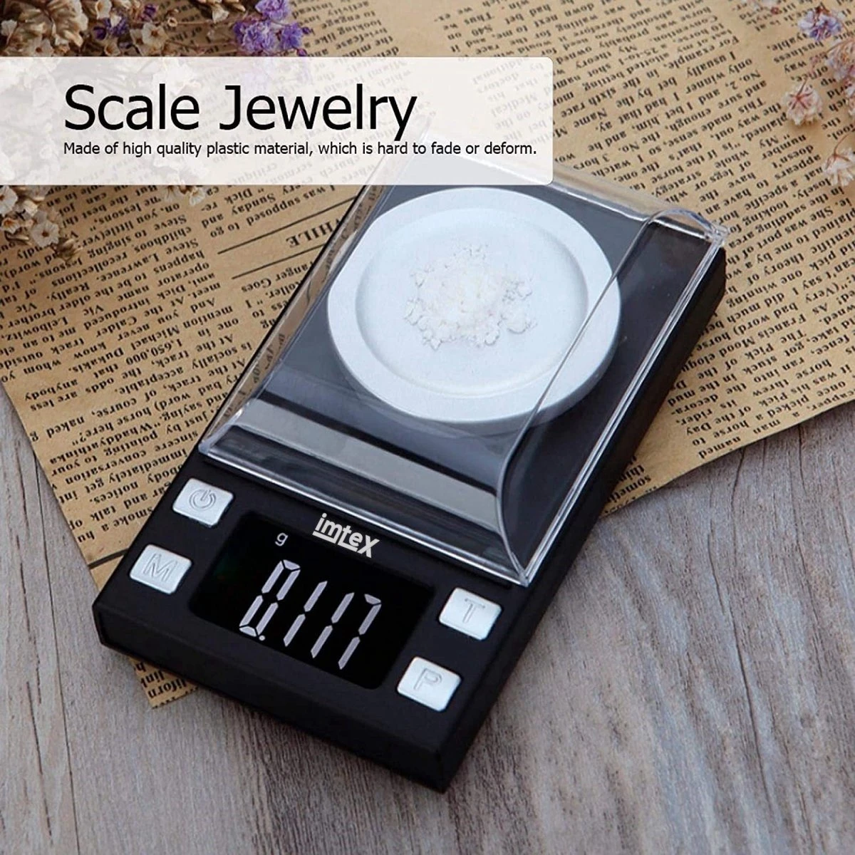 Imtex Precisieweegschaal 50 G / 0,001 Gram - Milligram-Weegschaal - Zakweegschaal - Laboratoriumweegschaal Met LCD-Display - Brievenweegschaal - Professionele Digitale Weegschaal - Goudweegschaal - Zwart 5 Imtex Precisieweegschaal 50 G / 0,001 Gram - Milligram-Weegschaal - Zakweegschaal - Laboratoriumweegschaal Met LCD-Display - Brievenweegschaal - Professionele Digitale Weegschaal - Goudweegschaal - Zwart - Afbeelding 5