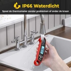 MostEssential Premium Vleesthermometer - BBQ Thermometer - Kernthermometer - Suikerthermometer - Voedselthermometer - Thermometer Koken - Keuken Thermometer - Digitaal – Draadloos - Waterdicht -Merkloos Verkoopwinkel 1200x1200 958