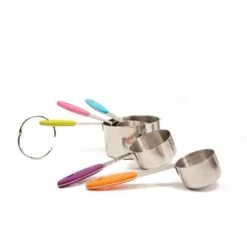 10-Delige Maatbeker & Maatlepel Set - Meetlepels Maatcups - Measuring Cups Spoons - Maatschepjes & Bekers - Grammen & ML Afwegen - Kleuren -Merkloos Verkoopwinkel 1200x1200 990