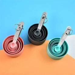 Merkloos SwissBex Maatbeker Set - Maatlepel - Wegen & Meten - 8 Delig - Kleur Grijs -Merkloos Verkoopwinkel 1200x1200 999