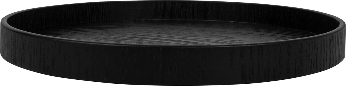QUVIO Houten Dienblad Rond - Dienblad - Dienbladen - Decoratieve Dienbladen - Design Presenteerblad - Sierschaal - Decoratieschaal - Tapasplank - Serveerschaal - Hout - Diameter 24 Cm - Zwart 2 QUVIO Houten Dienblad Rond - Dienblad - Dienbladen - Decoratieve Dienbladen - Design Presenteerblad - Sierschaal - Decoratieschaal - Tapasplank - Serveerschaal - Hout - Diameter 24 Cm - Zwart - Afbeelding 2