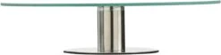"Secret De Gourmet" Taartplateau Draaibaar | Taartplateau Met Voet | Taartbord | Taart Draaiplateau | Duurzaam | Glas / RVS | Ø 30cm -Merkloos Verkoopwinkel 1200x301