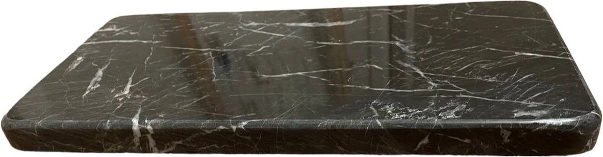 Zwart Marmeren Rechthoekig Tray - Dessertbord - Dienblad - Plaat 15x30 Cm 1 Zwart Marmeren Rechthoekig Tray - Dessertbord - Dienblad - Plaat 15x30 Cm
