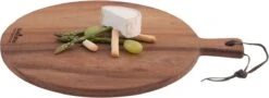 Bowls And Dishes Pure Teak Wood Borrelplank - Serveerplank - Hapjesplank - Tapasplank - Kaasplank Rond Met Handvat Ø 30 X 1,5cm - Cadeau Tip! -Merkloos Verkoopwinkel 1200x438 1