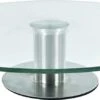 "Secret De Gourmet" Taartplateau Draaibaar | Taartplateau Met Voet | Taartbord | Taart Draaiplateau | Duurzaam | Glas / RVS | Ø 30cm